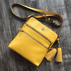 Anne Klein Crossbody Mustard Purse